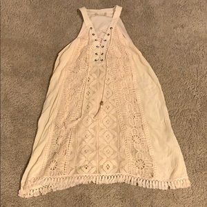 Altar’d state white lace short dress